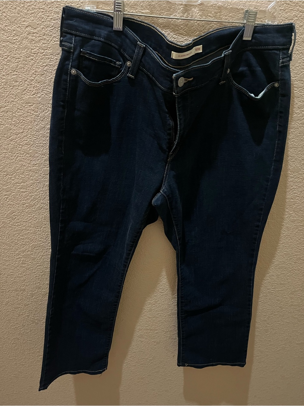 Levi’s Dark Blue Women’s Stretch Denim Jeans - 18 W
